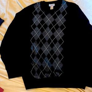Dockers XL mens argyle sweater